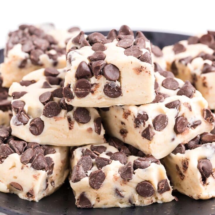 cookie dough fudge featured image