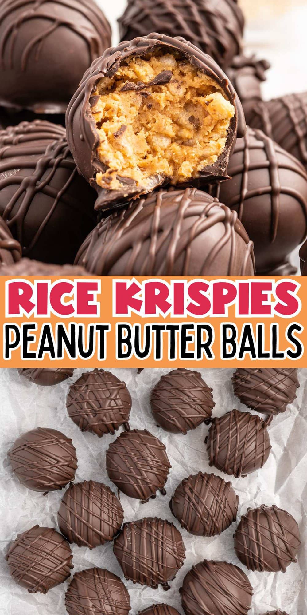 Peanut Butter Balls with Rice Krispies pinterest