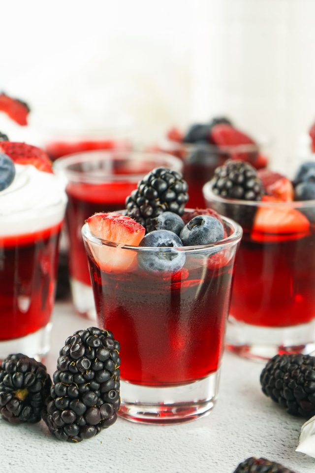 Sangria Jello Shots - Princess Pinky Girl