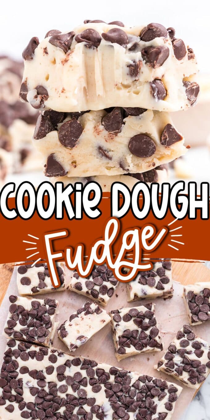 Cookie Dough Fudge pinterest