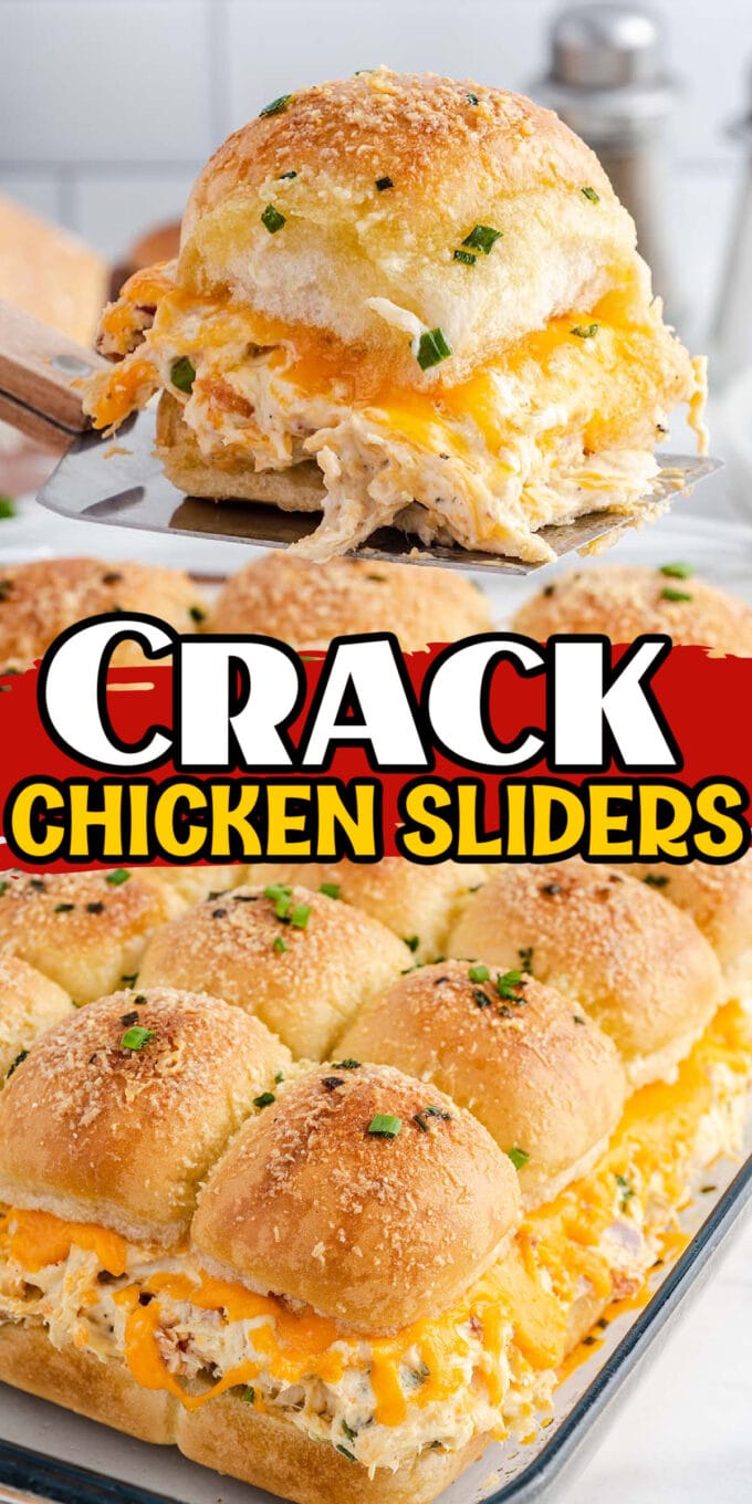 Crack Chicken Sliders pinterest