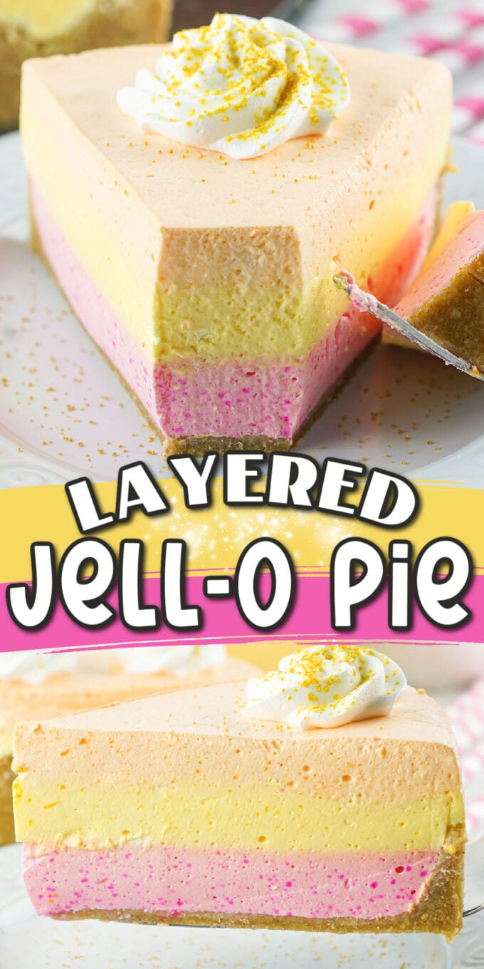 Layered Jello Pie pinterest