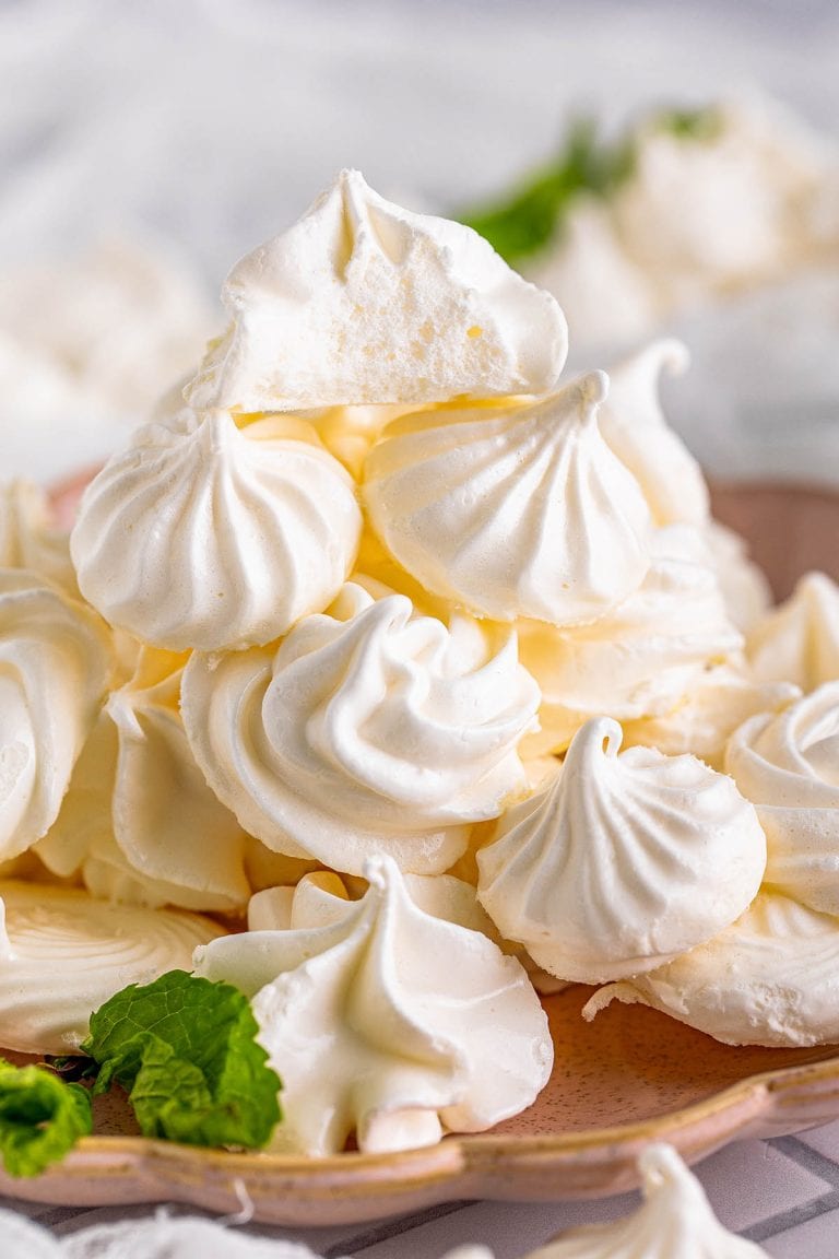 Easy Meringue Cookies Recipe - Princess Pinky Girl