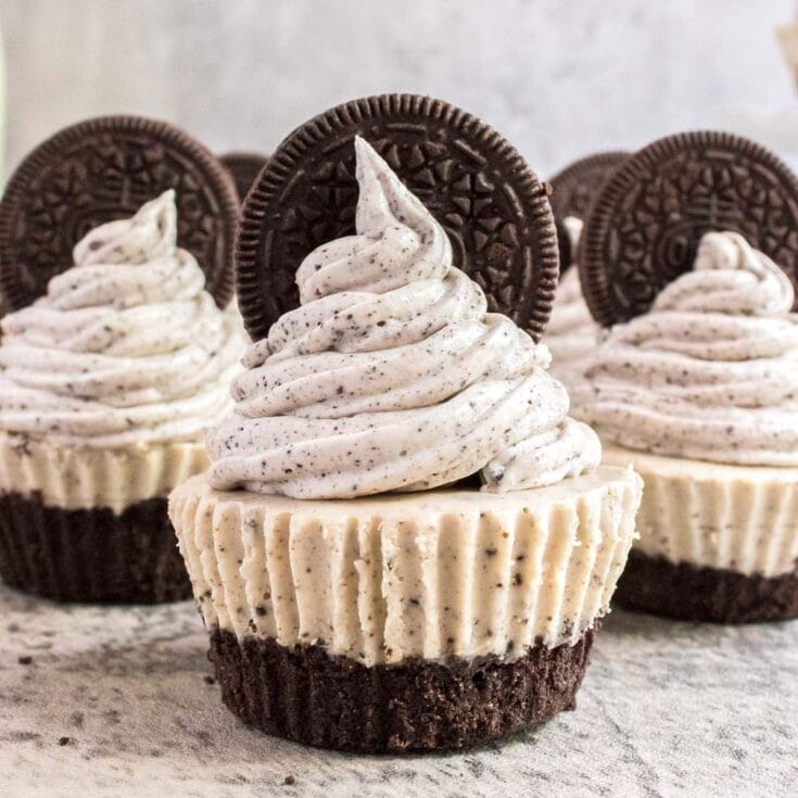 mini oreo cheesecake featured image