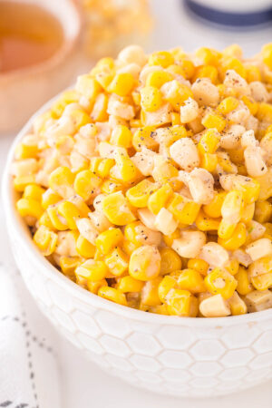 Honey Butter Skillet Corn - Princess Pinky Girl