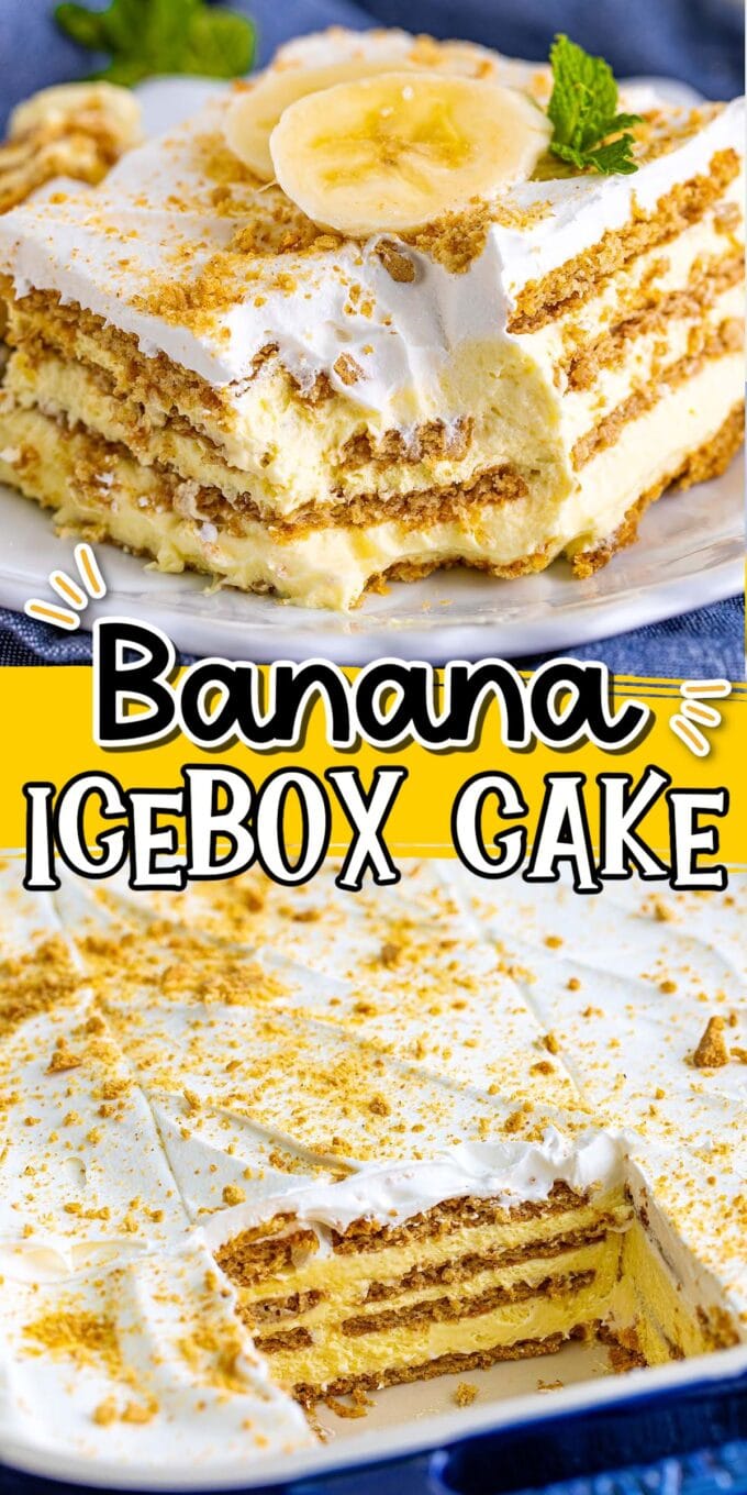 Banana Icebox Cake pinterest