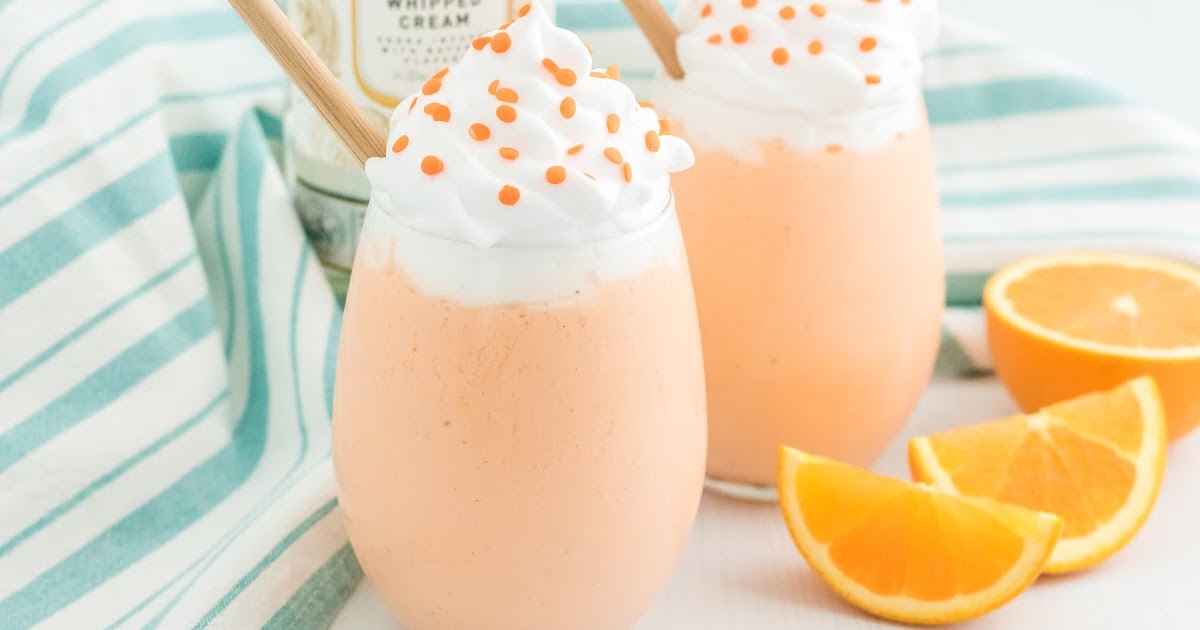 Boozy Orange Creamsicle Milkshake