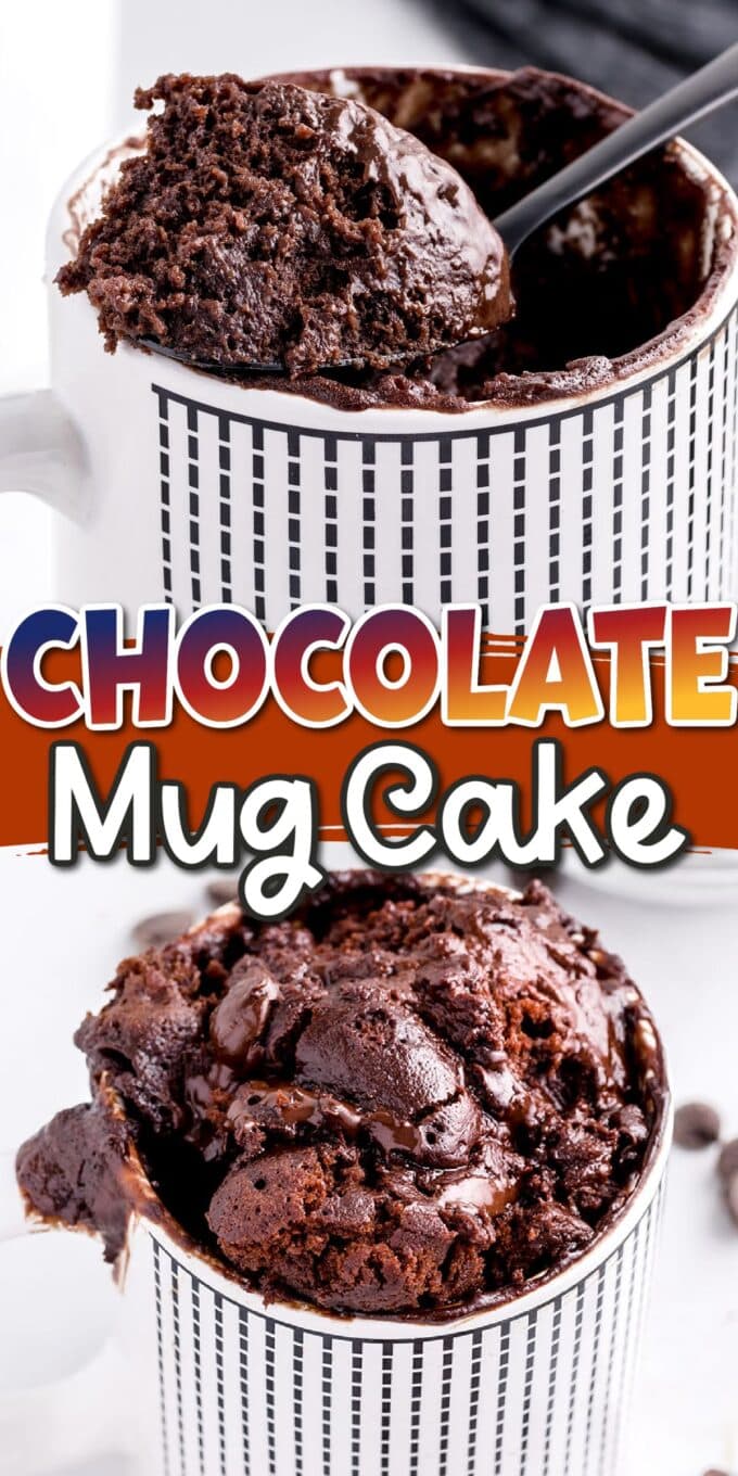 Chocolate Mug Cake pinterest