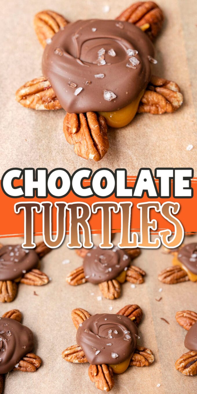 Chocolate Turtles pinterest