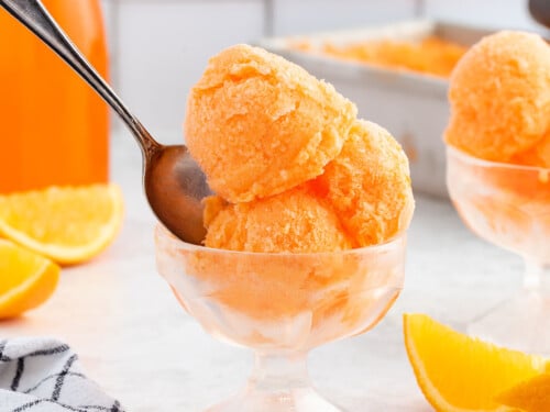 Orange sorbet recipe ice cream 2024 maker