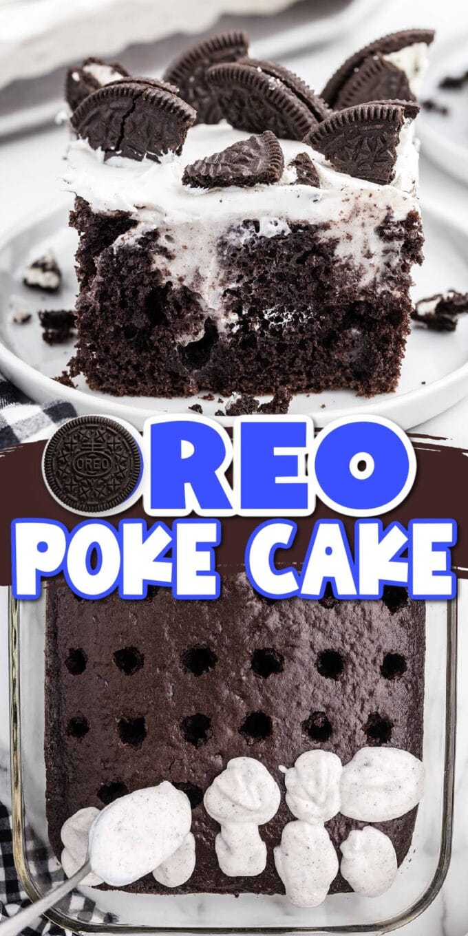 Oreo Poke Cake pinterest