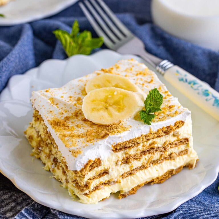 banana icebox cake featured image