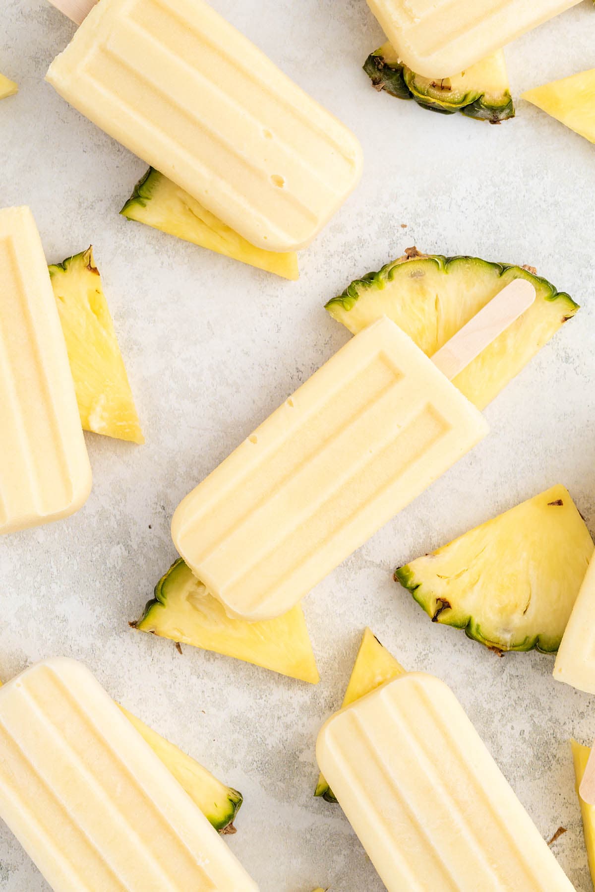 dole whip popsicles with pineapple