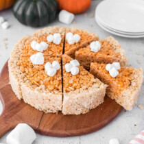 Pumpkin Pie Rice Krispie Treats featured image