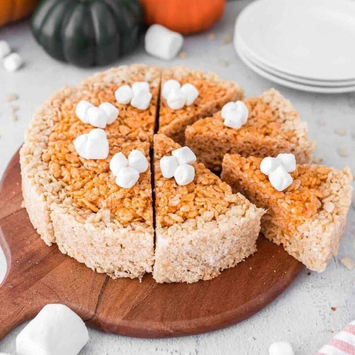 Pumpkin Pie Rice Krispie Treats Princess Pinky Girl
