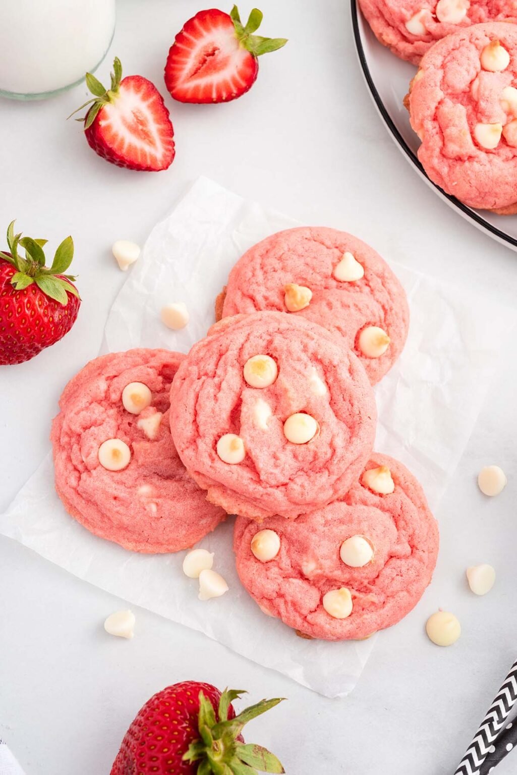 Strawberry Pudding Cookies - Princess Pinky Girl