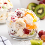 tropical cheesecake fruit salad featured image