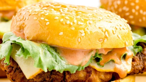 Mini Zinger Burger, Lunch Box Recipes