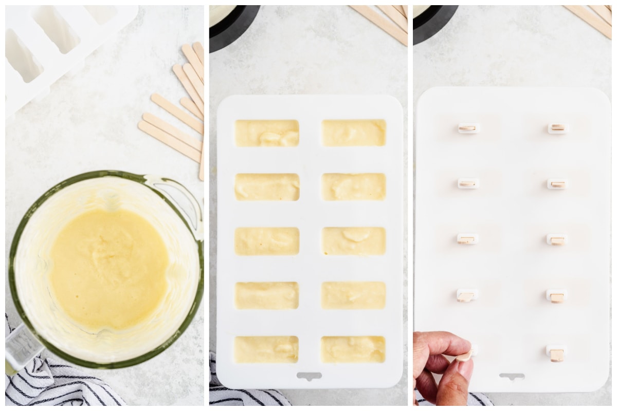 dole whip popsicles process