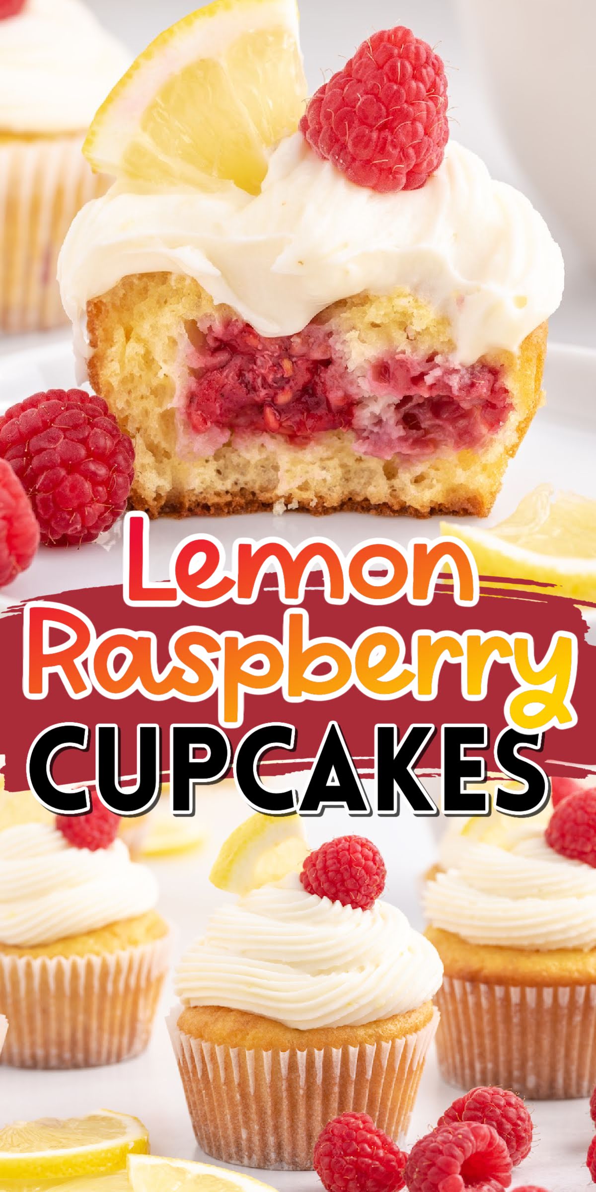Raspberry Lemon Cupcake pinterest