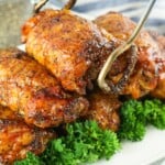 Smoked BBQ Chicken Thighs featured image