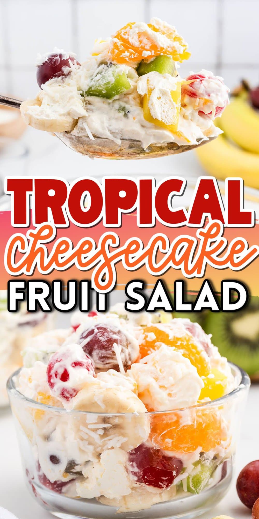 tropical cheesecake fruit salad pinterest