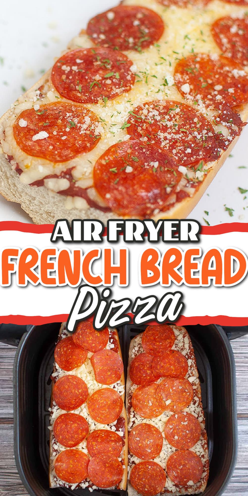 French Bread Pizza pinterest