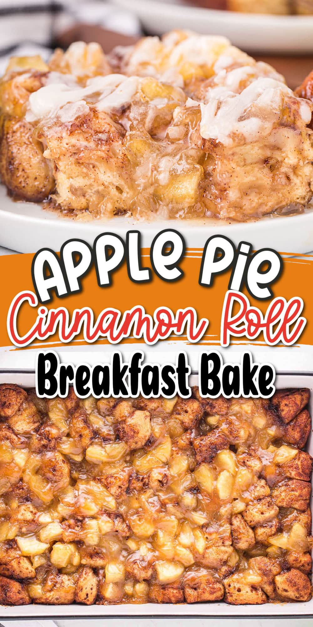 Apple Pie Cinnamon Roll Bake pinterest