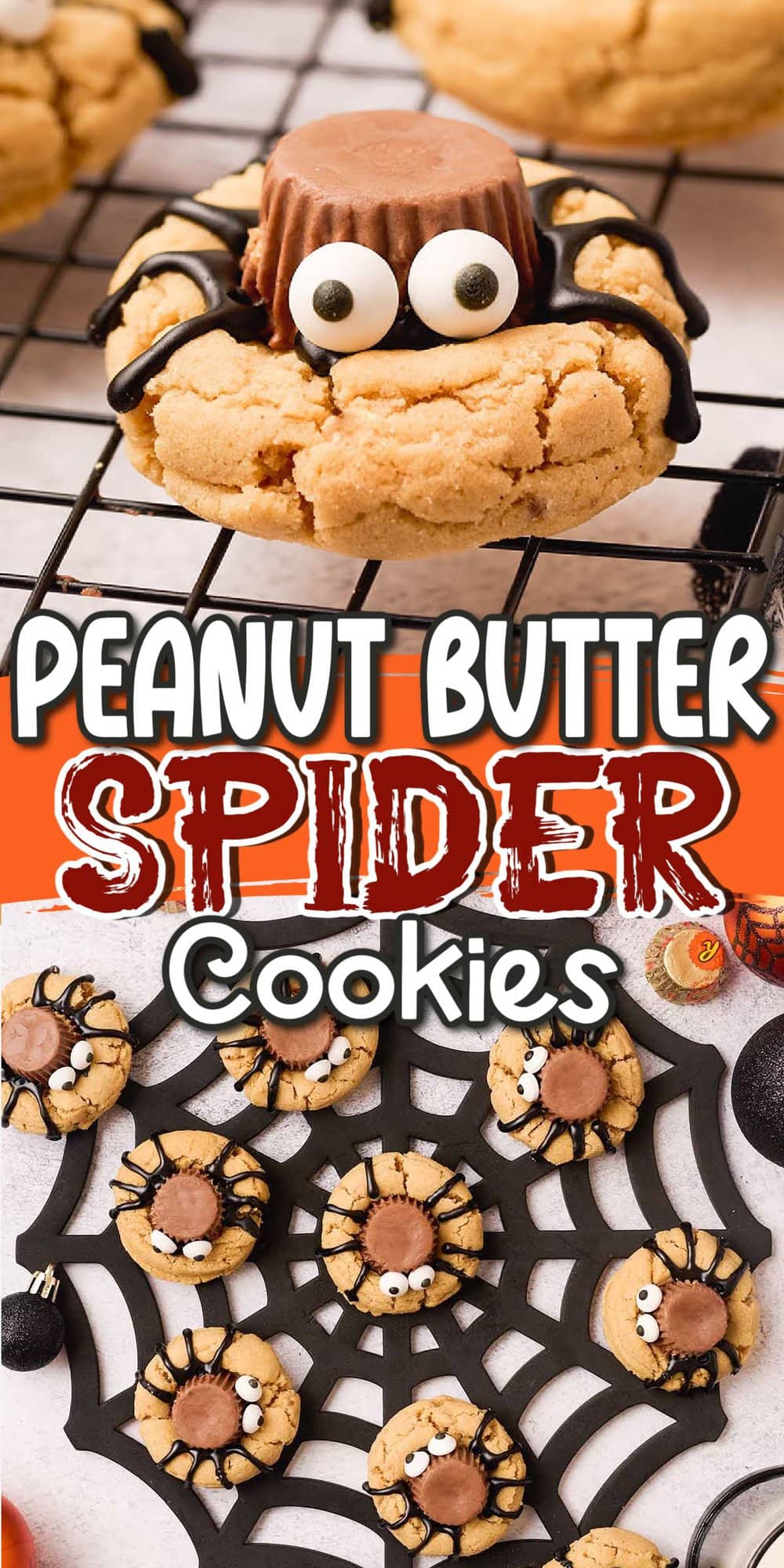 Peanut Butter Spider Cookie pinterest