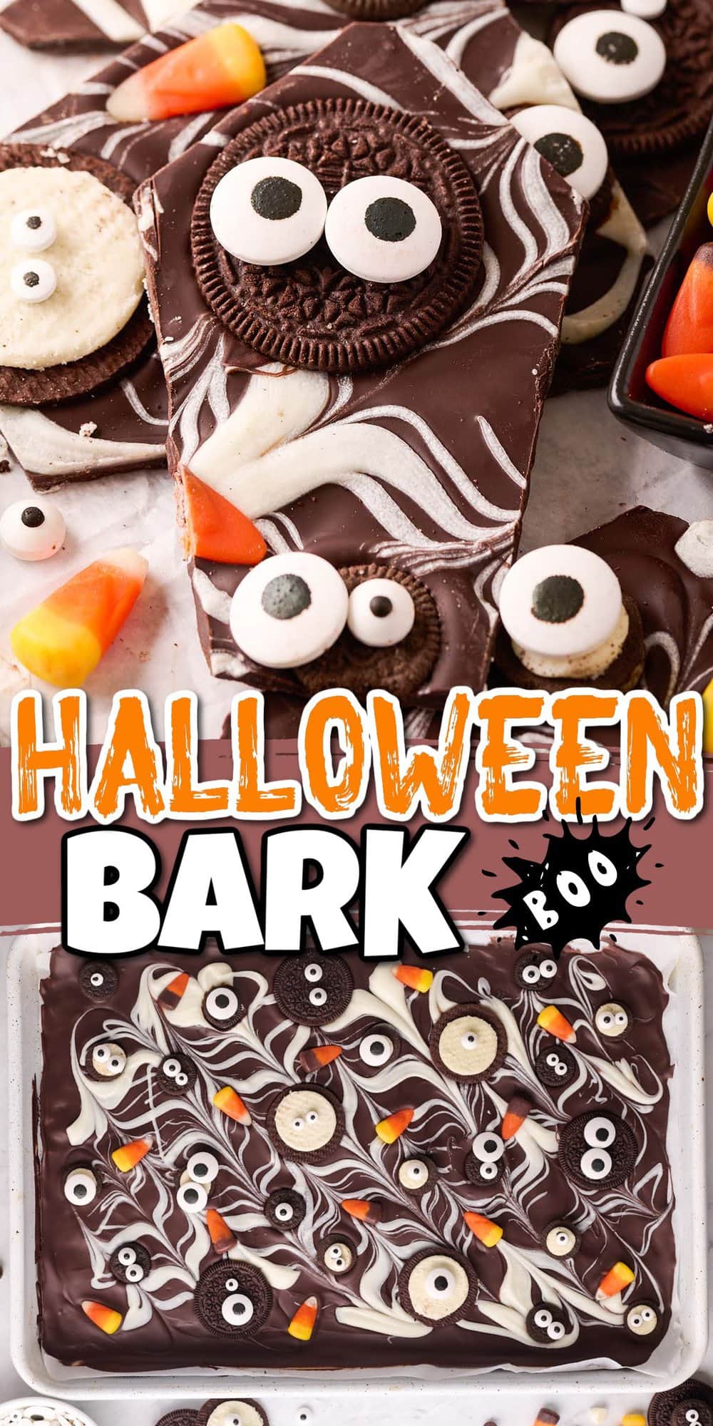 Halloween Candy Bark pinterest