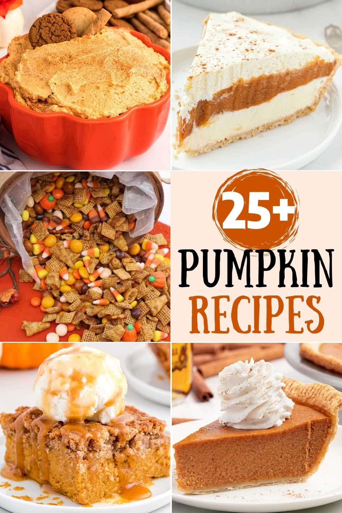 pumpkin recipes pin.