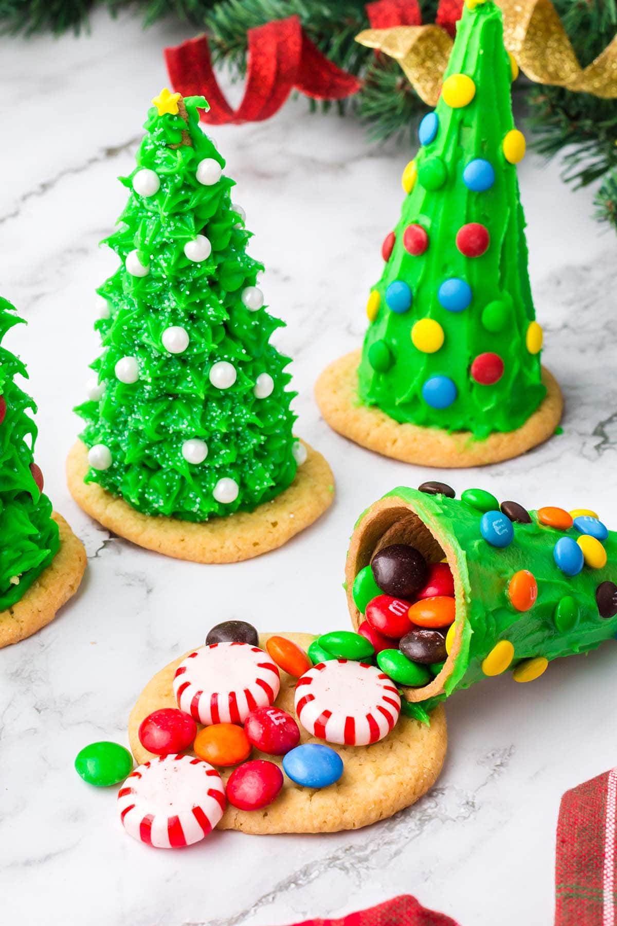 Candy Filled Christmas Trees hero image
