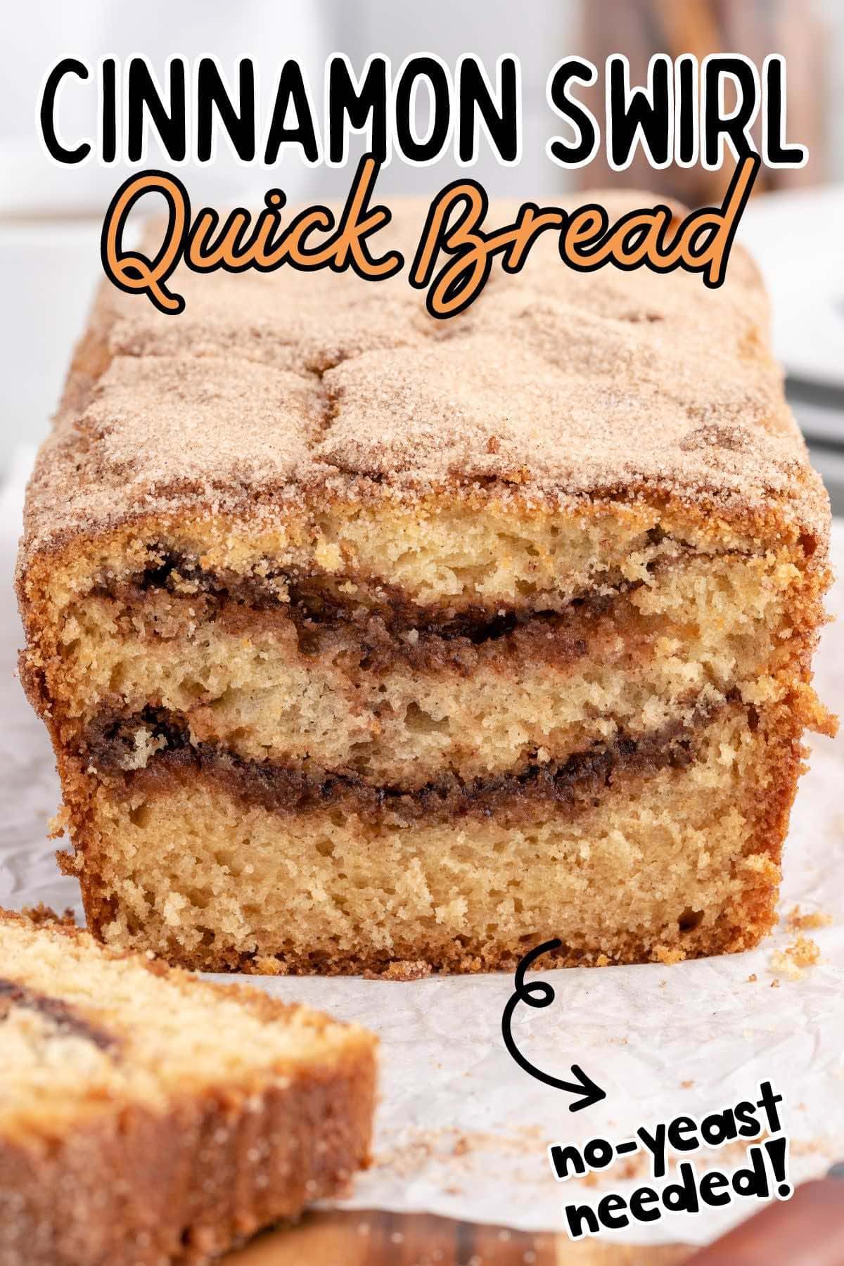 cinnamon quick bread pin.