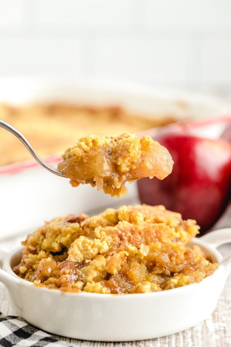 Caramel Apple Dump Cake Princess Pinky Girl