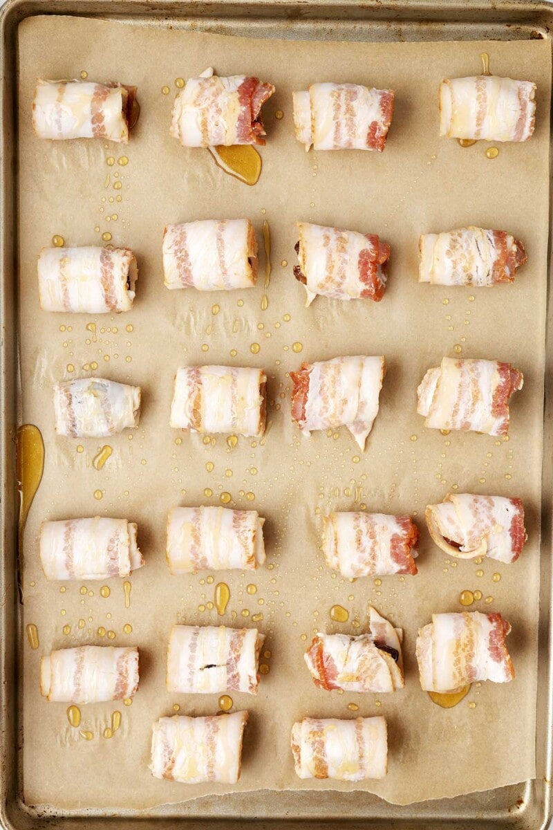 step 4 Bacon Wrapped Dates