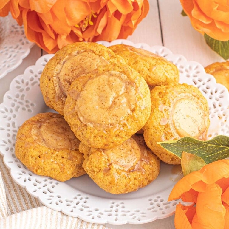 pumpkin cheesecake cookies featured image