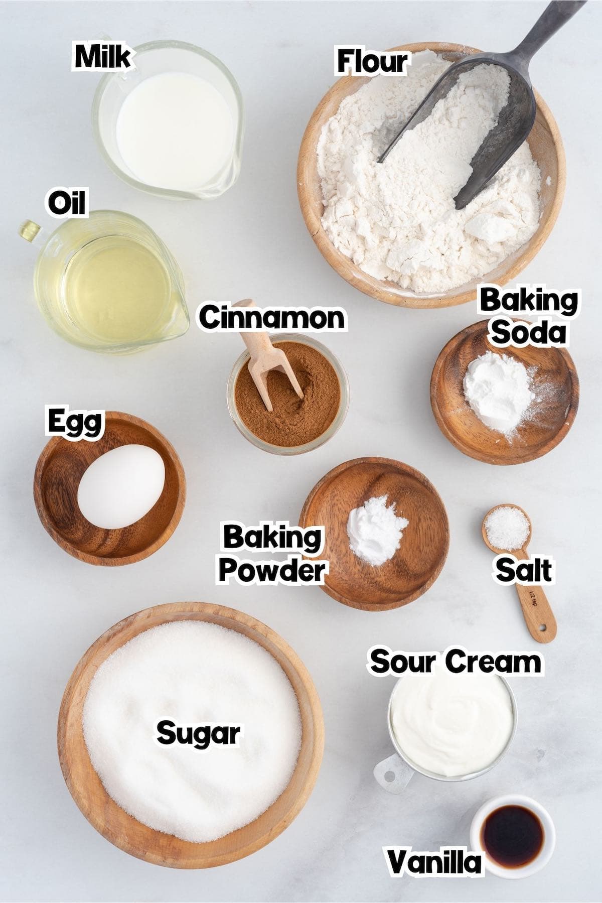 cinnamon roll bread ingredients. 