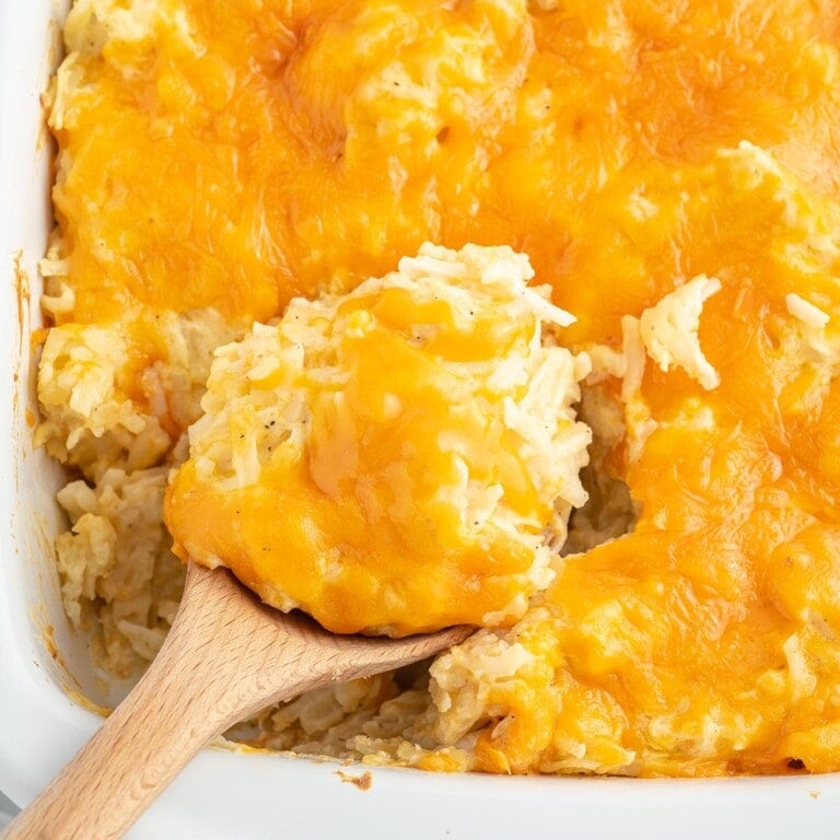 cracker barrel hashbrown casserole featured image