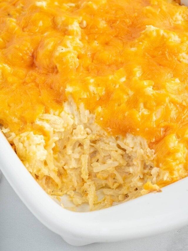 How to Make Cracker Barrel Hashbrown Casserole - Princess Pinky Girl