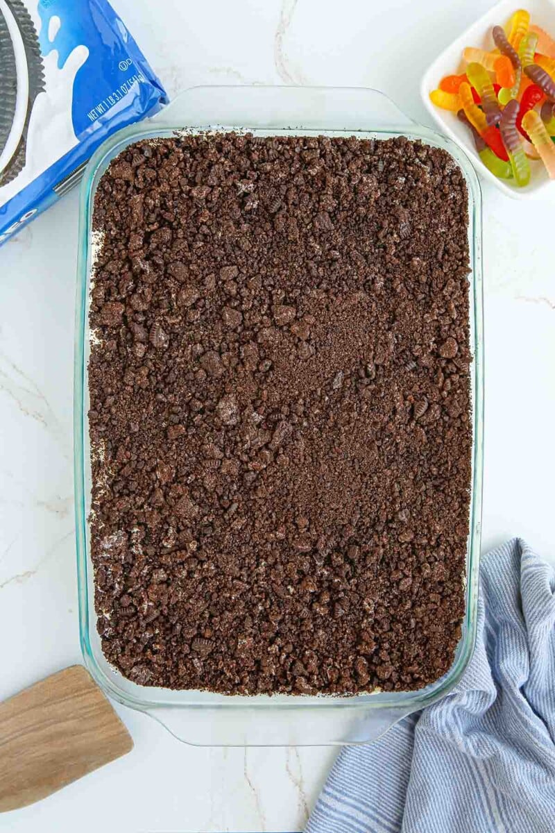 step 3 Oreo Dirt Cake