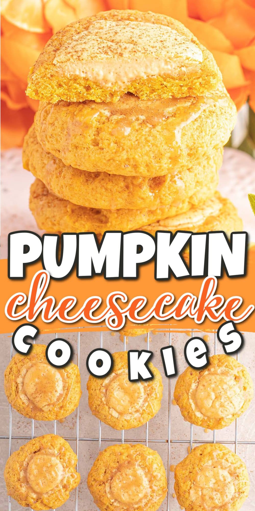 Pumpkin Cheesecake Cookies pinterest