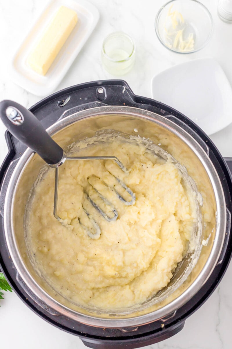 step 2 Instant Pot Cheesy Mashed Potatoes