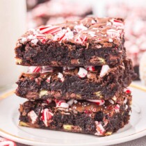 Candy Cane Brownies featured image