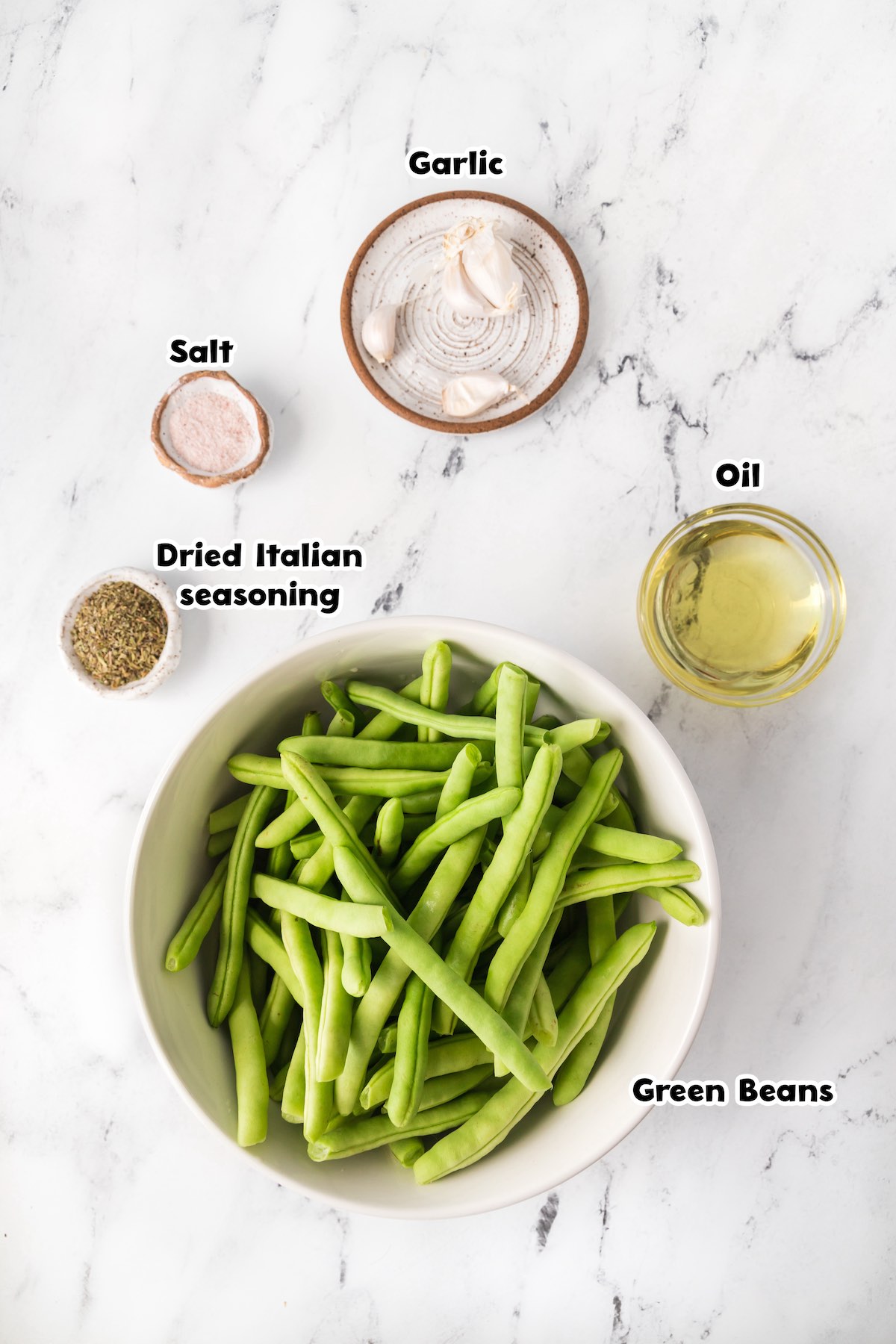 Garlic Herb Green Beans ingredients