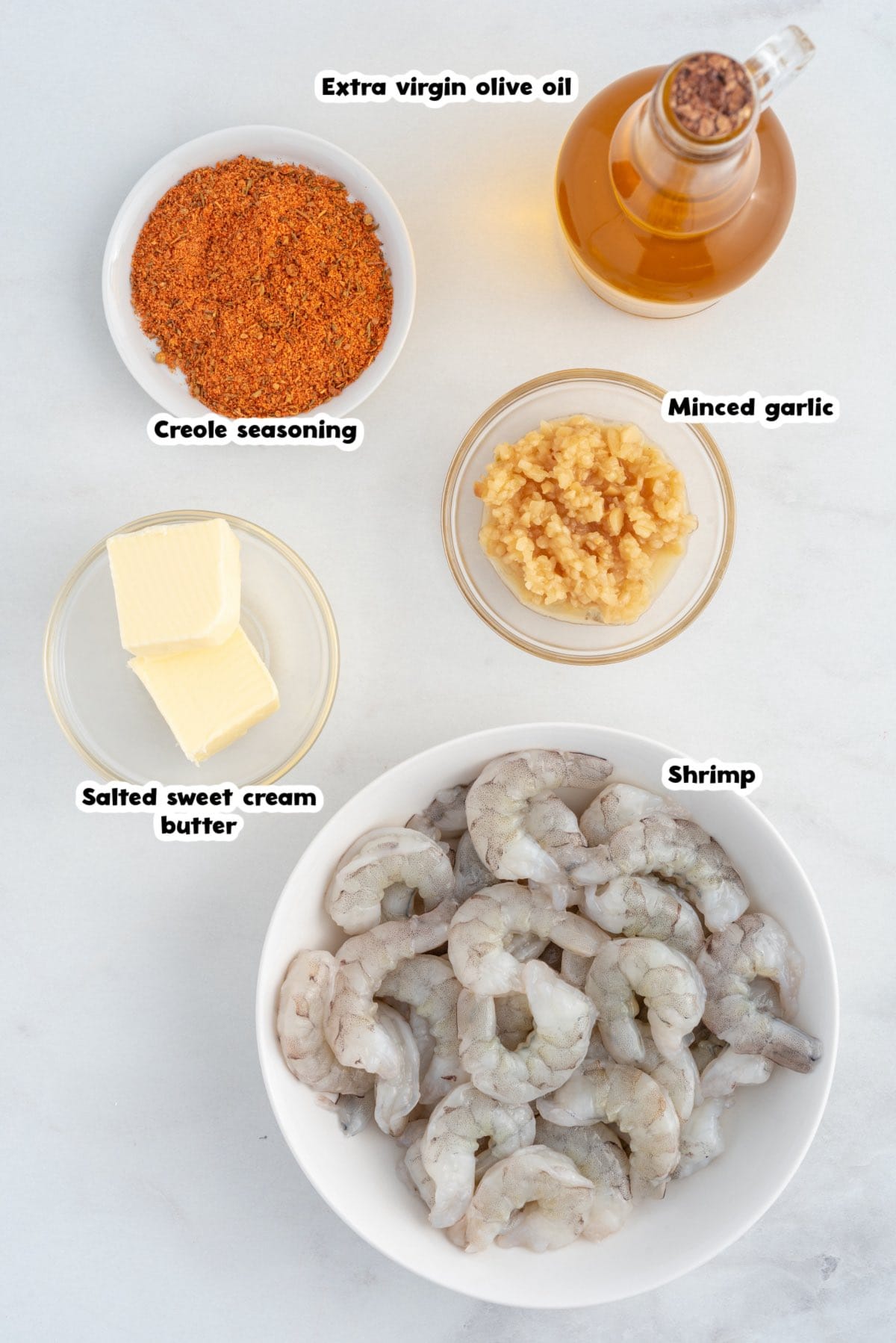 Cajun Shrimp ingredients image