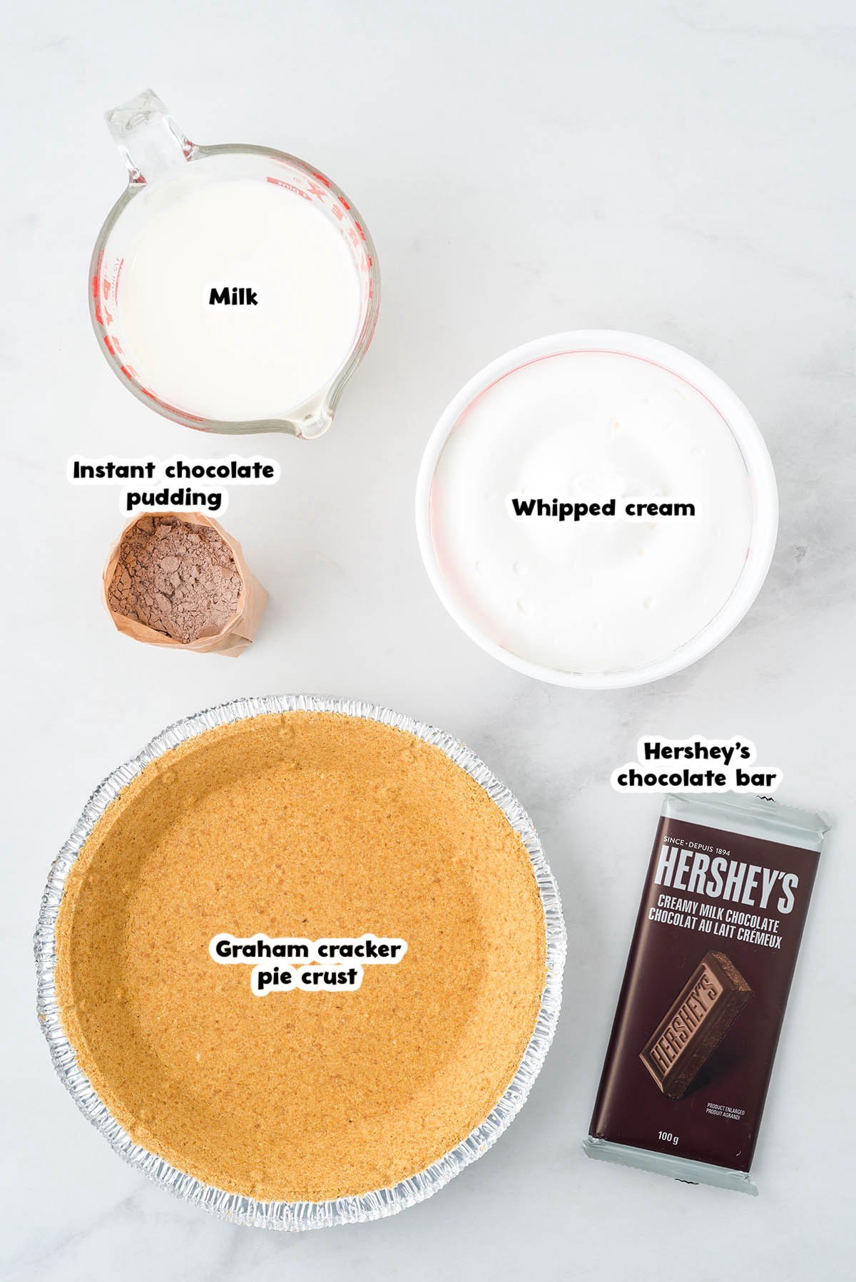 chocolate pudding pie ingredients