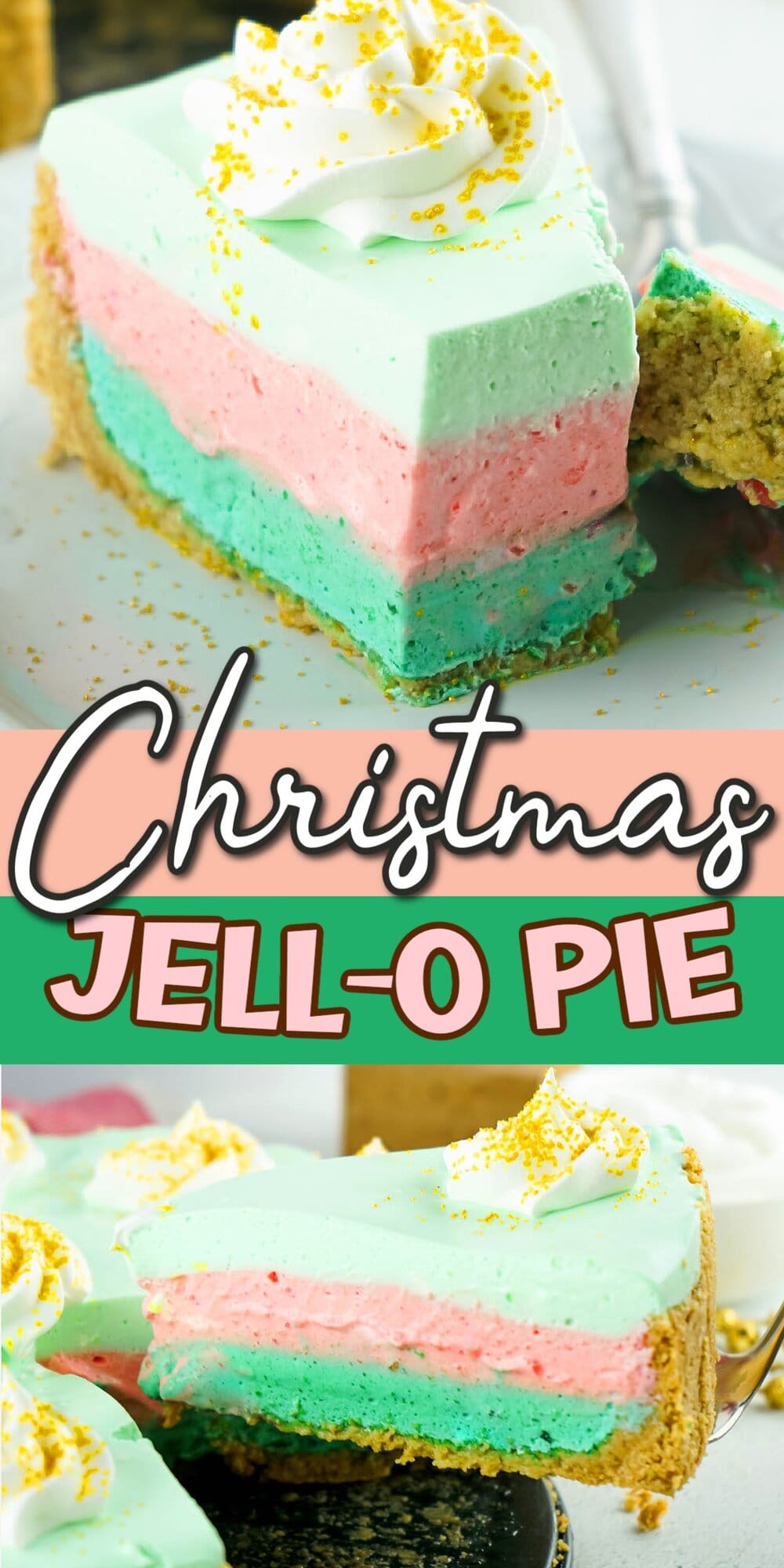 Christmas Jello Pie pinterest