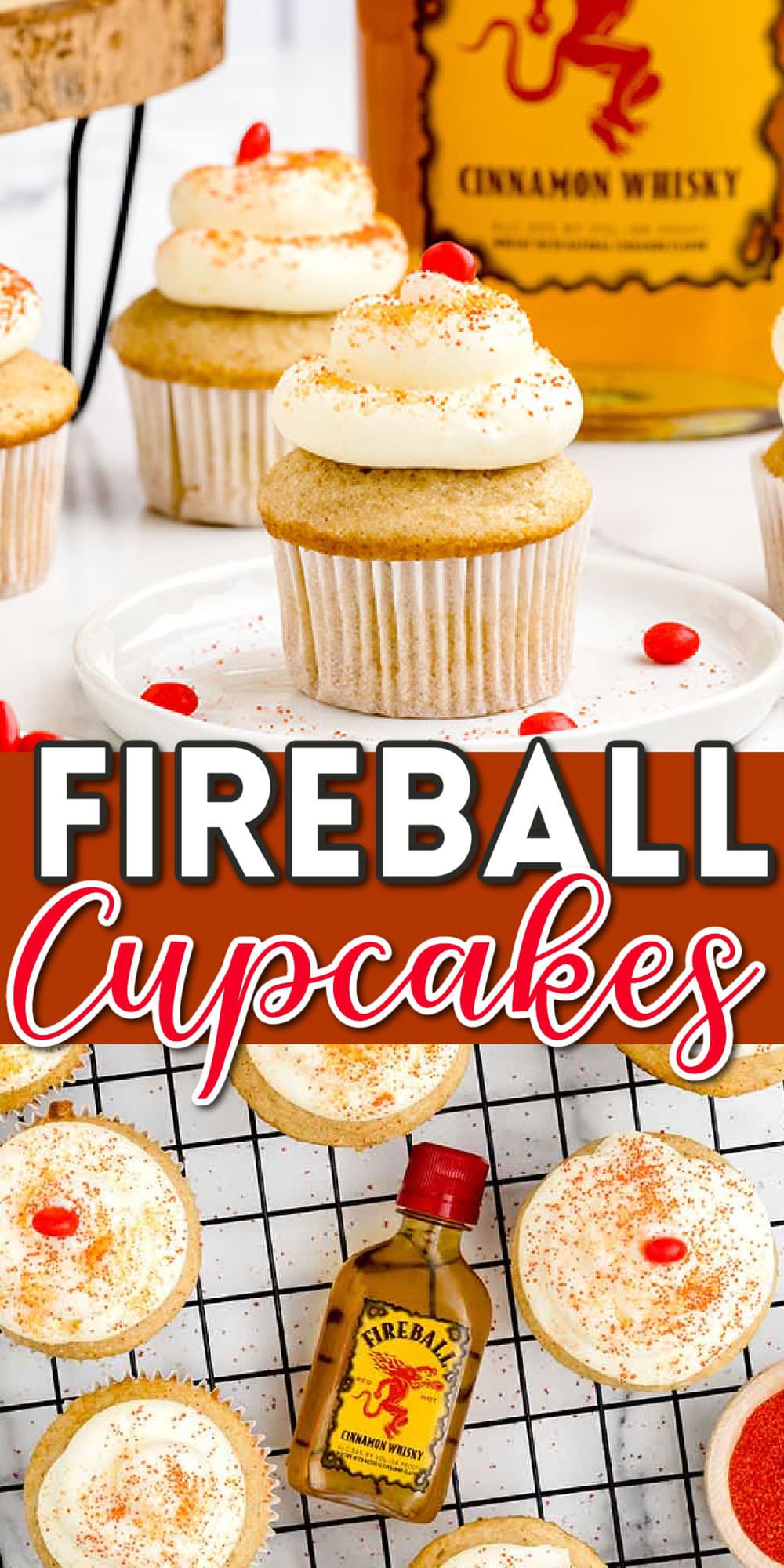 Fireball Cupcakes pinterest
