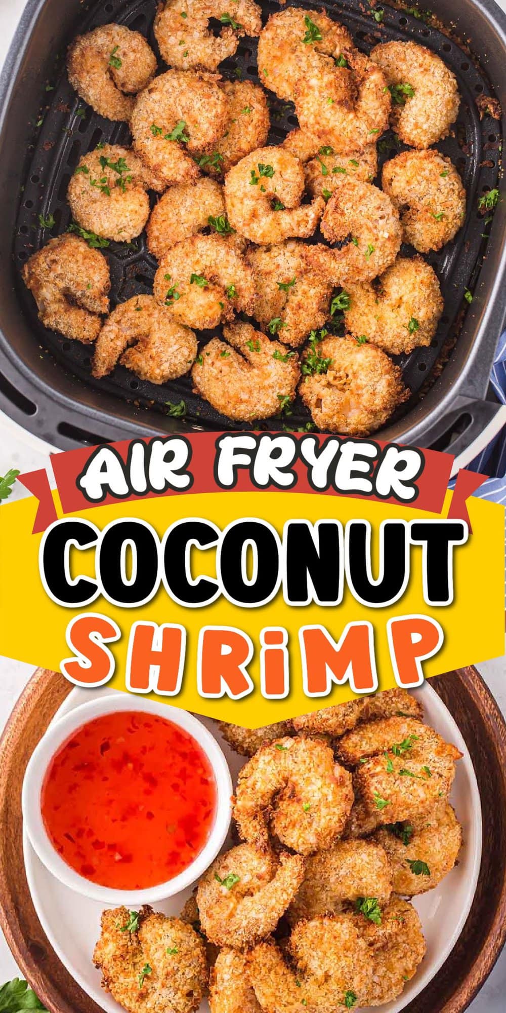 Air Fryer Coconut Shrimp pinterest