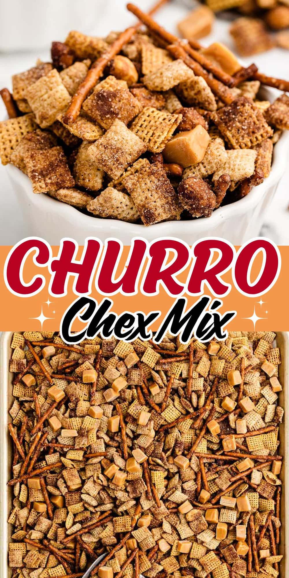 Churro Chex Mix pinterest